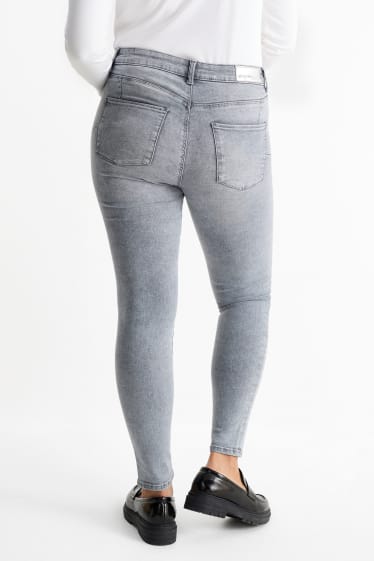 Femmes - Skinny jean - mid waist - jean galbant - LYCRA® - jean gris clair