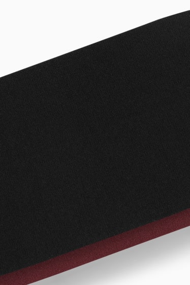 Donna - Confezione da 2 - collant fini - 70 DEN - rosso scuro / nero