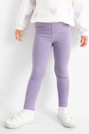 Niños: niñas - Pack de 6 - leggings térmicos - multicolor