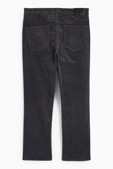 Herren - Cordhose - Regular Fit - dunkelgrau