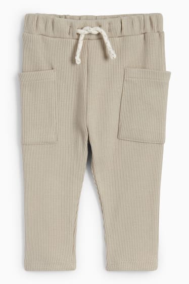 Baby: jongens - Draak - babyoutfit - 3-delig - beige