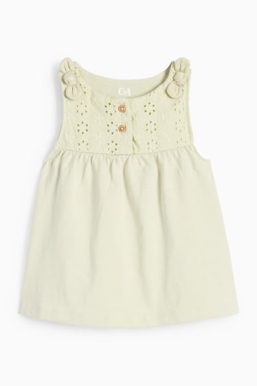 Baby: meisjes - Baby-outfit - 3-delig - mintgroen
