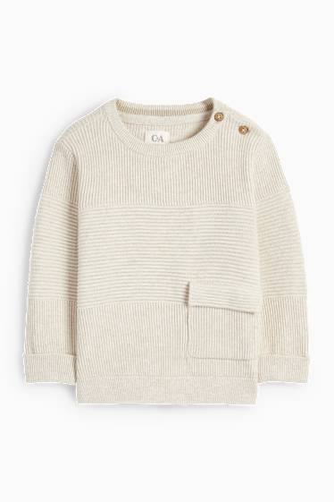Baby Buben - Baby-Pullover - hellbeige
