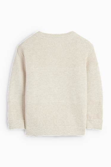 Baby Buben - Baby-Pullover - hellbeige