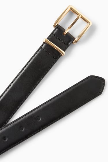 Damen - Ledergürtel - gold