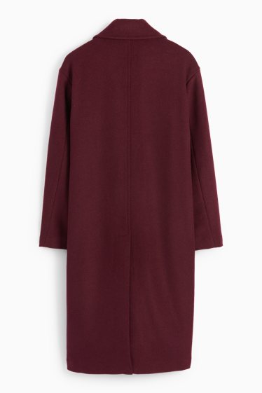 Women - Coat - bordeaux