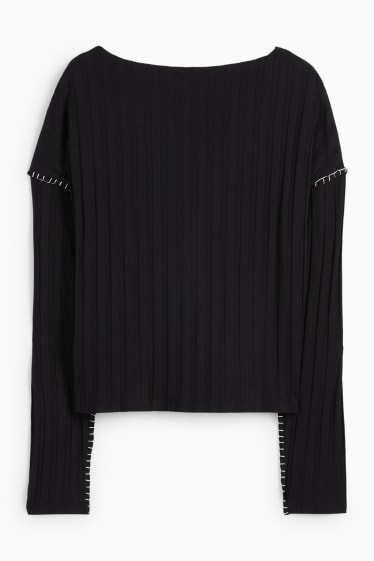 Dames - Longsleeve - zwart