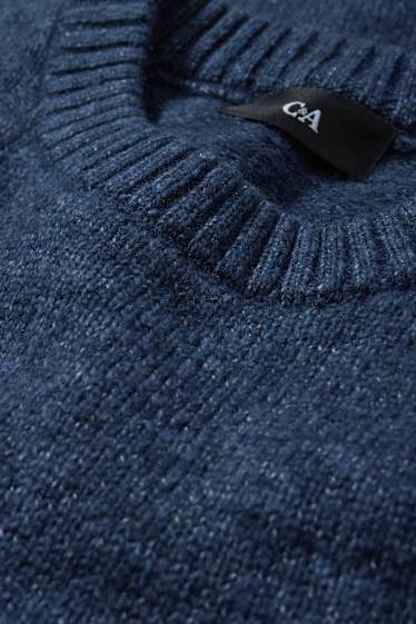 Hommes - Pull - bleu foncé