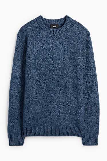 Hommes - Pull - bleu foncé