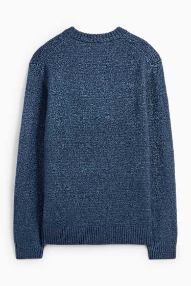 Hommes - Pull - bleu foncé