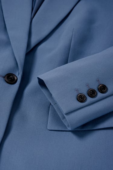 Women - Business blazer - relaxed fit - blue
