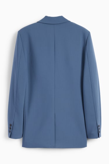 Women - Business blazer - relaxed fit - blue