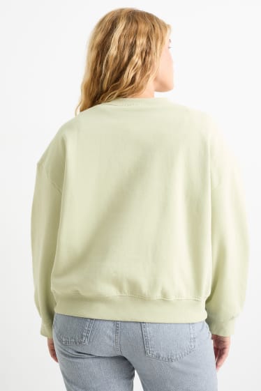 Donna - Felpa - verde menta
