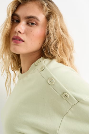 Donna - Felpa - verde menta