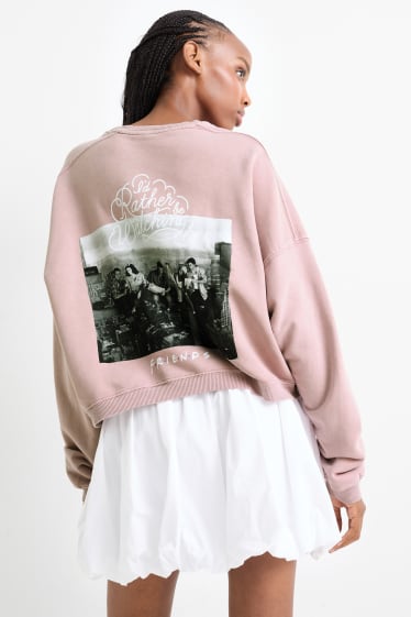 Mujer - Sudadera - Friends - rosa oscuro