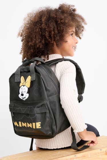 Enfants filles - Minnie Mouse - sac à dos - gris foncé
