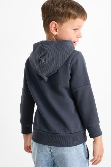 Enfants garçons - Dragon - sweat à capuche - bleu foncé