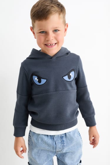 Enfants garçons - Dragon - sweat à capuche - bleu foncé