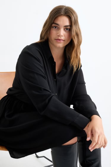 Dona - Vestit camiser - negre