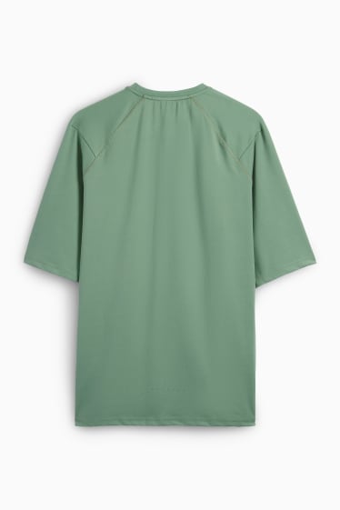 Heren - Sportshirt - 4 Way Stretch - groen