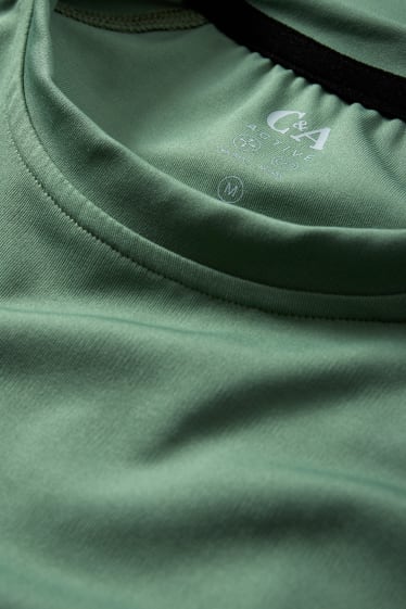 Heren - Sportshirt - 4 Way Stretch - groen