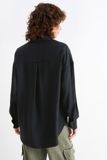Damen - Bluse - schwarz