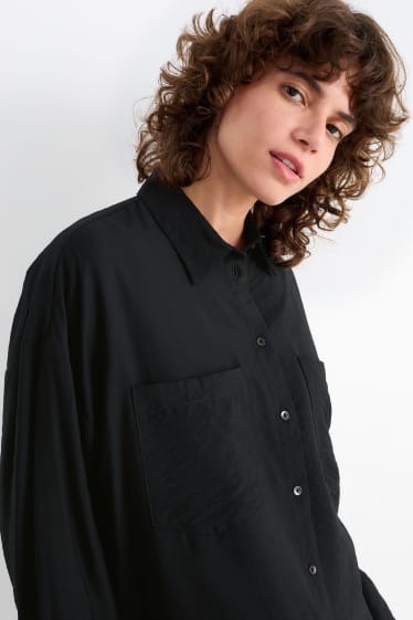 Damen - Bluse - schwarz