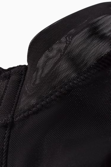 Femei - Sutien minimizer cu armătură - negru