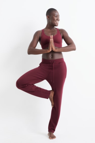Dames - Sportbroek - donkerrood