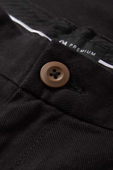 Herren - Chino - Tapered Fit - schwarz