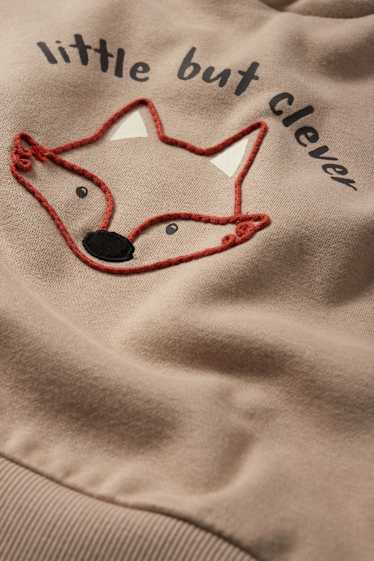 Kinderen: jongens - Vos - hoodie - beige