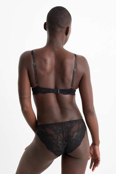 Mujer - Sujetador con aros - PLUNGE - con relleno - negro
