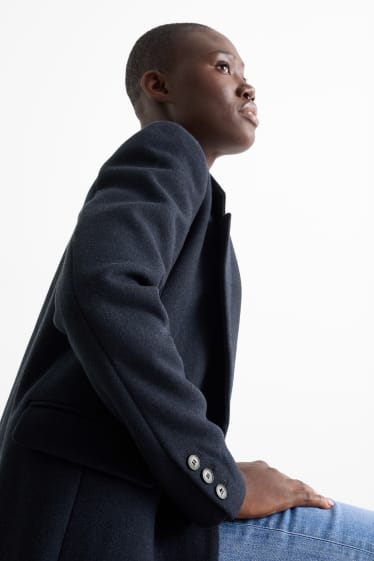 Damen - Mantel - dunkelblau