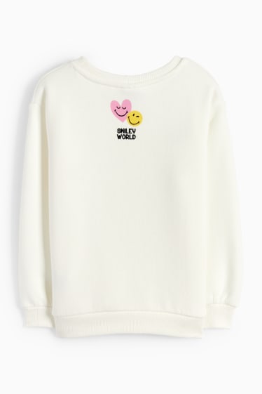 Children Girls - SmileyWorld® - sweatshirt - white