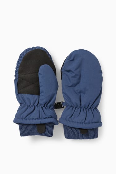 Children Boys - Mittens - dark blue