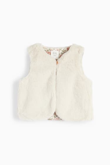 Baby Mädchen - Blümchen - Baby-Outfit - 2 teilig - beige