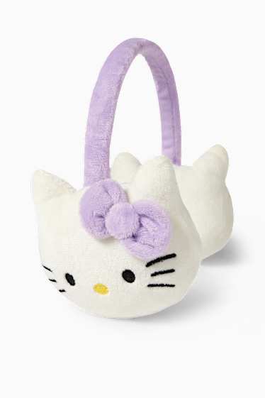 Kinder Mädchen - Hello Kitty - Ohrenwärmer - cremeweiß