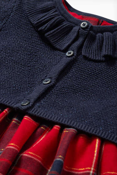 Bébés filles - Tenue pour bébé - 2 pièces - rouge / bleu