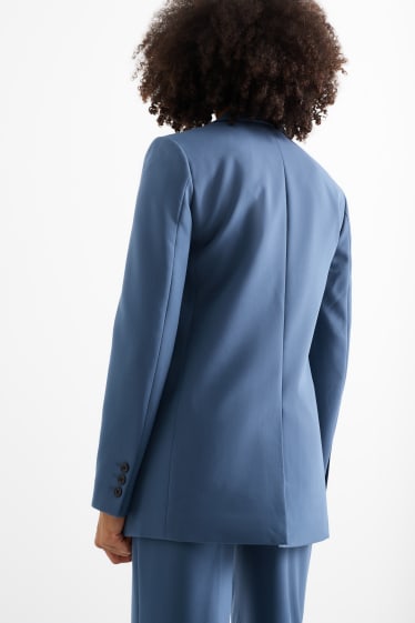 Women - Business blazer - relaxed fit - blue
