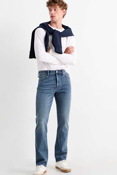 Herren - Straight Jeans - Thermojeans - LYCRA® - dunkeljeansblau
