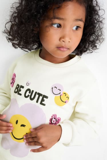 Children Girls - SmileyWorld® - sweatshirt - white