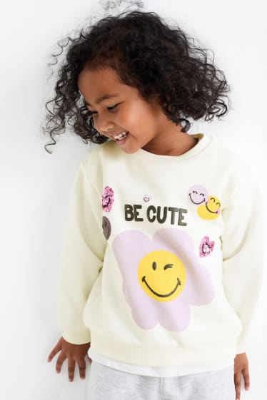 Children Girls - SmileyWorld® - sweatshirt - white