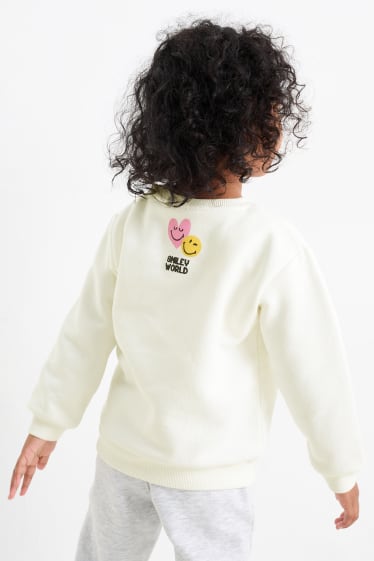 Children Girls - SmileyWorld® - sweatshirt - white