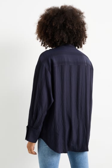Women - Blouse - dark blue