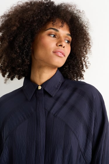 Women - Blouse - dark blue