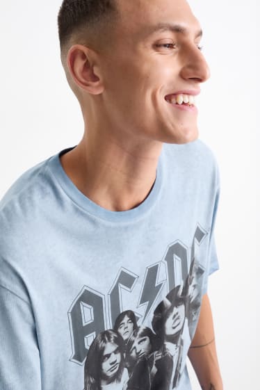 Hommes - T-shirt - AC/DC - bleu