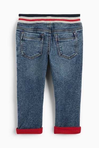 Kinder Jungen - Slim Jeans - Thermojeans - Jog Denim - jeansblau