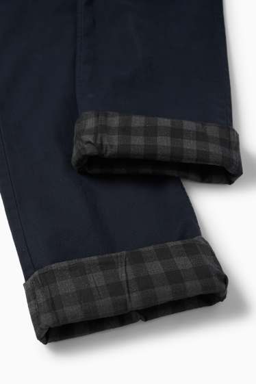 Heren - Thermobroek - Regular Fit - donkerblauw