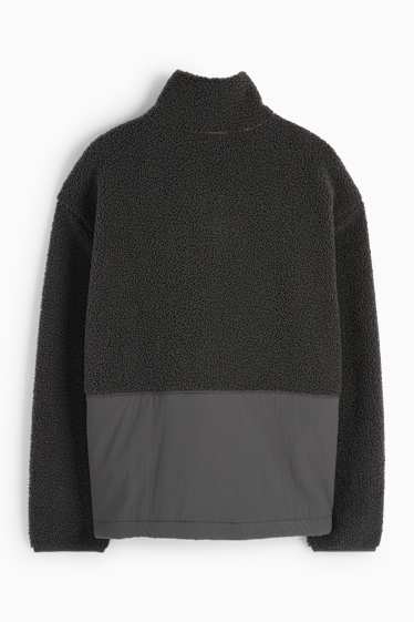Herren - Thermo-Fleecejacke - schwarz