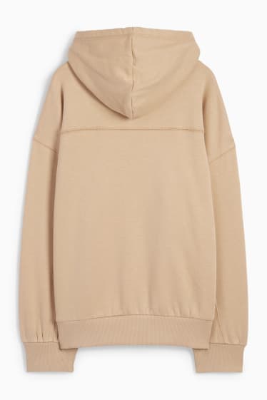 Enfants filles - Sweat à capuche - beige